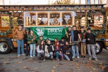 Drew’s Holiday Trolley Returns for a Second Year of Music, Joy, and Community