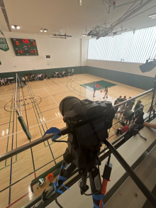 Broadcast Media Class Meets Girls Volleyball Broadcast Media Class Meets Girls Volleyball